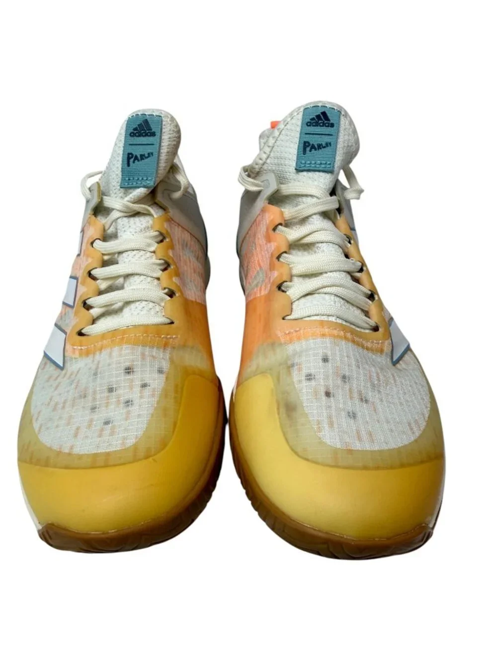 Adidas Adizero Ubersonic Parley Womens 9.5  Sneakers Yellow Tennis Shoes